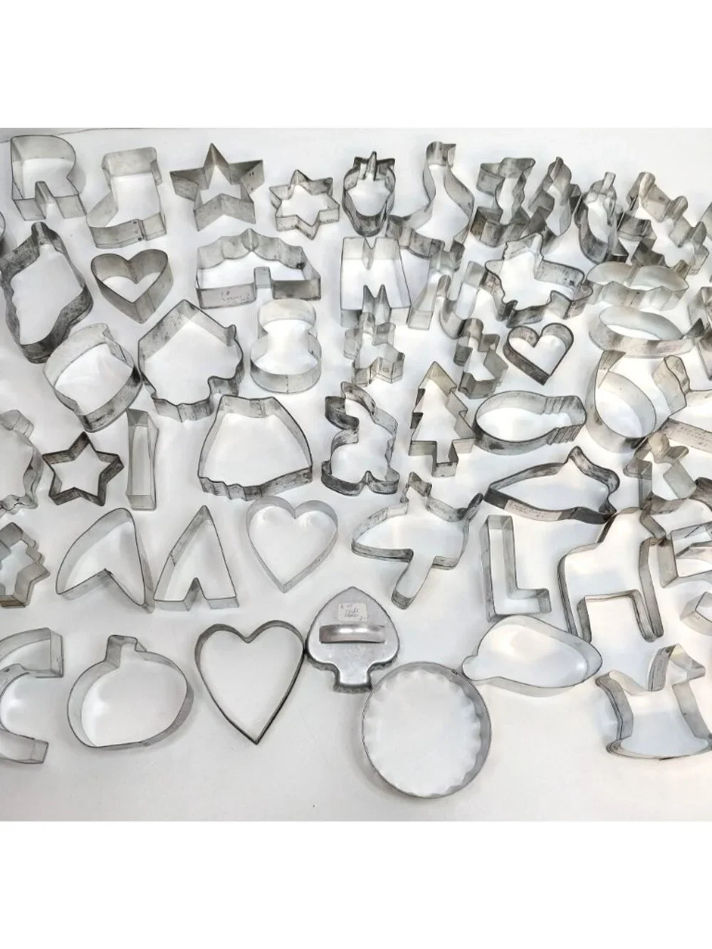 Antique Vintage Metal Cookie Cutters Various Shapes Sizes Christmas Halloween